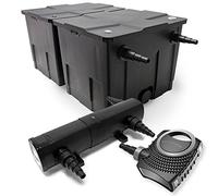 Kit filtración de estanque Bio Filtro 60000l clarificador UVC 36 W 115 W bomba de bajo consumo tipo