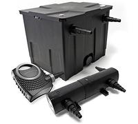 Kit filtro biológico estanque 12 000l y Clarificador UVC 36 W 80 W con bomba de bajo consumo
