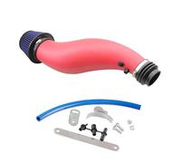 Kit Filtro De Admisión Aire Para Civic 92-00 EK EG Filtro Aire Cono Alto Flujo Entrada Aire Frío Aluminio Coche Kit Iniciación Caja Tubería Conducto Carbono(Red)