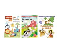 Kit Fisher-Price + Animais da fazenda + Passatempos da Bíblia