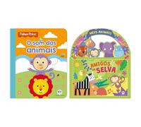 Kit Fisher-Price - O som dos animais + Amigos da selva