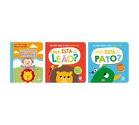 Kit Fisher-Price + Onde Está o Leão? + Onde Está o Pato?