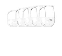 Kit For Dar Forma A La Barba De 6 Piezas: Plantillas De Barba De 5 Tamaños Y 1 Peine De Peinado Multifuncional For El Cuidado (azul Y Transparente)(Blue)