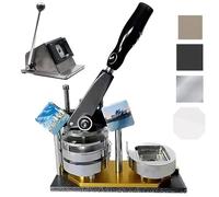 Kit for fabricar imanes cuadrados de 2x2 pulgadas, paquete de prensa magnética, máquina for fabricar imanes de nevera, kit de prensa for insignias de nevera DIY (1 máquina + 100 consumibles)