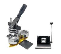 Kit for hacer imanes de nevera cuadrados de 50 x 50 mm. Incluye máquina, 100 materiales con bordes redondeados y cortador De múltiples fines