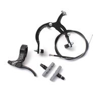 KHEbikes Juego de frenos BMX Sidepull Cantilever delantero, negro, con zapatas de freno Acme y palanca de freno de radio