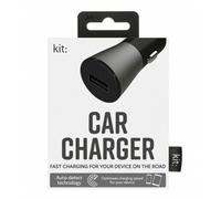 KIT FRESH CARGADOR KFZ 2,4A CARGADOR USB 12V 24V ADAPTADOR Para Móvil iPhone Etc
