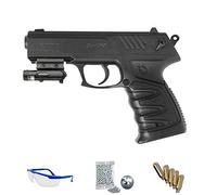 Kit Gamo P-27 Dual LÁSER | Pistola de Aire comprimido (CO2) Tipo Dual: bb's de Acero y perdigones o balines <3,5J