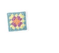 Kit Ganchillo Kit de tejido de tarjetas de crochet con 50 diseños combinables. Baraja de cartas Granny Square. Conjunto de patrones de punto de abuela for principiantes.