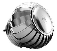 Kit generador de turbina de CA Horizontal para turbina eólica con Controlador de Carga, ventilación de Techo de Acero Inoxidable para turbina eólica, Tapa de Chimenea Resistente a la intempe