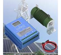 Kit generador de turbina eólica con Controlador de Carga, Equipo productor de Electricidad Vertical, Controlador de Carga híbrido eólico-Solar MPPT, identificación automática de 12 V y 24 V,