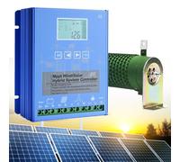 Kit generador de turbina eólica con Controlador de Carga, Equipo productor de Electricidad Vertical, Controlador de Carga híbrido, regulador Elevador MPPT para Carga de baterías de turbinas