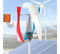 Kit generador de turbina eólica con Controlador de Carga, generador de turbina Vertical, generador de turbina eólica Vertical, Salida, diseño aerodinámico, Ajuste automático de barlovento,