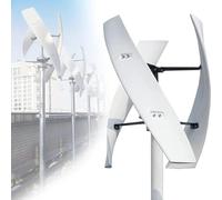 Kit generador de turbina eólica con Controlador de Carga, turbinas Verticales, generador de energía eléctrica, generador de turbina eólica de Eje Vertical de 20000 W - Generador de imán Perm