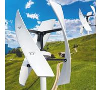 Kit generador de turbina eólica con Controlador de Carga, turbinas Verticales, generador de energía eléctrica, turbina eólica Vertical de levitación magnética silenciosa de 20000 W, 12 V/24