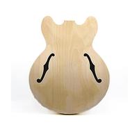 Kit Guitarra sin terminar El Cuerpo De Guitarra De Jazz De Punto ES-335 Está Hecho De Madera Maciza con Madera Contrachapada De Arce En Los Paneles Traseros Y Laterales. Cuerpo Guitarra Hecho a