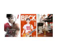Kit Hajime no Ippo Vol. 01 + BECK Vol. 1 + Nodame Cantabile Vol. 1