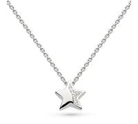 Kit Heath Collar de plata de ley y circonita cúbica pavé en miniatura, luz de estrella, 17 pulgadas, Plata esterlina, Circonia cúbica