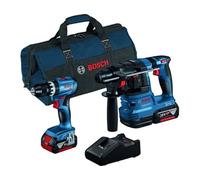 Kit Herramientas BOSCH PROFESIONAL GSB18V-45 GBH18V-22+2x4Ah+GAL
