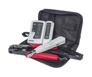 KIT HERRAMIENTAS DE RED + TESTER 780070