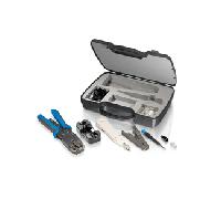 Equip 129504 crimpadora Juego de herramientas Negro, Azul, Gris, Blanco