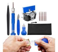 Kit Herramientas Reloj con Pinzas Y Herramientas Manuales De Trabajo Pesado | Abrecarcasas Cambio Batería Reloj para Electrónica Gafas Ordenador Teléfono Joyería Pulsera Taller