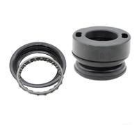 Kit Horquilla Delantera 23mm Altura para MTB | Rodamientos bola precisos, uso montaña, carretera, fat bike, acabado negro, larga duración