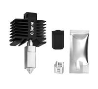 Kit Hotend 0,8 mm de acero templado para Bambu Lab X1C, serie P1, impresora 3D 350 ℃ de alta temperatura todo metal integrado Kit de boquilla caliente para P1S, P1P