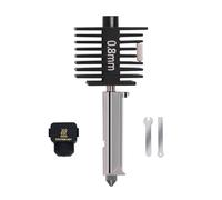 Kit Hotend Actualización A1 Mini, Cabezal Impresión Impresora 3D, Kit Bloque Calefactor Extremo Caliente con Boquilla Acero Endurecido 0,8 mm y Calcetines Silicona para Bambu Lab A1/A1 Mini