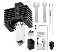 Kit Hotend actualizado para impresora 3D Bambu Lab X1/X1C, con bloque térmico de cobre chapado Titanium Heat Break, 0,4 mm Hardened Steel Nozzle Heating Block Kit, Hotend con calcetín de silicona