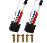 Kit Hotend de 2 piezas para Anycubic Kobra 2 Series, 3D Printer Print Head Hot End Heating Block Kit for Anycubic Kobra 2, Kobra 2 Neo, Kobra 2 Pro, Kobra 2 Plus, Kobra 2 Max