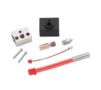 Kit Hotend Impresora 3D, Bloque Calentamiento Bimetálico, Tubo Garganta, Boquilla Calefactora, Piezas Extrusoras 24V 40W 300℃ para Modelos Compatibles
