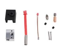 Kit Hotend para impresora 3D compatible con Ender 3 S1 y S1 Pro, bloque calefactor de 24 V 40 W, aleación bimetálica TC4 Ti y boquilla de cobre niquelado, boquilla de 0,4 mm para