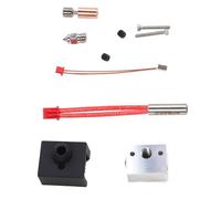 Kit HotEnd para Impresora 3D, Kit HotEnd Extrusor Ensamblado para Impresora con Boquilla Bimetálica de 300 ℃, con Varilla Calefactora de 24V 40W, para Ender3 S1 CR-10 Smart Pro