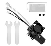 Kit Hotend serie X1, montaje completo para impresoras 3D Bamboo Lab X1 X1C, boquilla de acero endurecido de 0,4 mm, calentador de cerámica, termistor, ventilador y extrusora de repuesto de bloque de