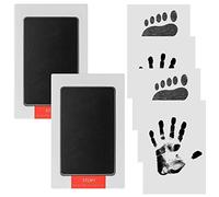 Kit Huella Bebe, 2 Piezas Kit de Huellas Bebé Pie y Manos, Huellas Impresión de Pata de Perro y Gato Mascota, para Regalo de Bautizo Recuerdo, Recién Nacido Baby Shower