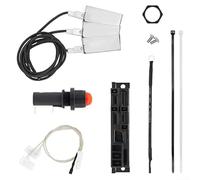 Kit Ignición Gas para weber para summit Oro para a6 Kit Ignición | Electrodos, generador salida, botón pulsador, cables conexión, tornillos montaje, repuesto exacto