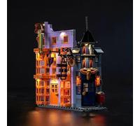 Kit Iluminación para Tienda Trucos Magia del Callejón Diagon (76422), Kit Iluminación LED Compatible con Le-go 76422 (Bloque Construcción No Incluido) A