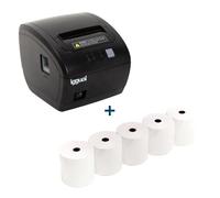 Kit impresora térmica tp easy 80 + 5 rollos
