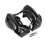 Kit inferior de carenado ventilado izquierdo y derecho para motocicleta Harley Davidson Touring Road King Electra Glide Ultra Limited Ultra Classic Street Glide Trike modelos 1983-2013, color negro