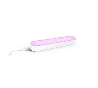 Philips Hue - Barra de luz, Hue Play, Luz blanca y colores, Compatible con Alexa y Google Home, Blanco - 1 Unidad