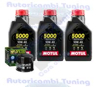 Kit Inspección Aceite Motul 5000 10W40 Para Kawasaki EN450 A1-A6 454 Ltd 1985>