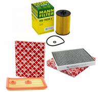 Kit Inspección Audi A3 1.2 MANN-FILTER: Filtro Aceite, Aire, Cabina