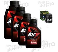 Kit Inspección Filtro + 4LT 300V 10W40 MOTUL Honda CBR1100 Xx-V ,W BlackBirdSC35