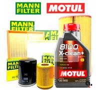 Kit Inspección Mann BMW 120d 123d E81 E82 E87 E88 163 177 193 204cv 4 Filtros