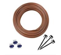 Kit Instalación 150M Por Filo 300 Clavos 3 Conectores para Robot Podadora Abd