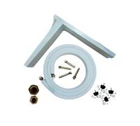 Kit Instalación Aire Acondicionado Split 3 m y 5 m | Tubo Cobre 1/4"-3/8" + Soportes en L + Silentblocks + Tacos + Conexiones Abocardadas | HTW-SK3M1438-EST2 | Compatible Multimarcas (5 metros)