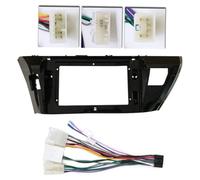Kit Instalación Marco Radio Coche 10,1 Pulgadas 2din Radio De Coche Fascia Panel Estéreo Instalación Tablero Doble DIN CD DVD Marco para Toyota para Corolla Levin 2013-2018