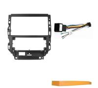 Kit Instalación Marco Radio Coche Adaptador Placa Marco Estéreo para Radio Coche, 9 Pulgadas, Bisel Instalación Tablero Montaje para VW para Golf para Bora MK4 2006