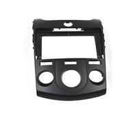 Kit Instalación Marco Radio Coche para KIA para Forte para Manual AC Radio Coche 9 Pulgadas Fascia Pantalla Panel Tablero Instalación Reajuste Kit Montaje Embellecedor(Negro)